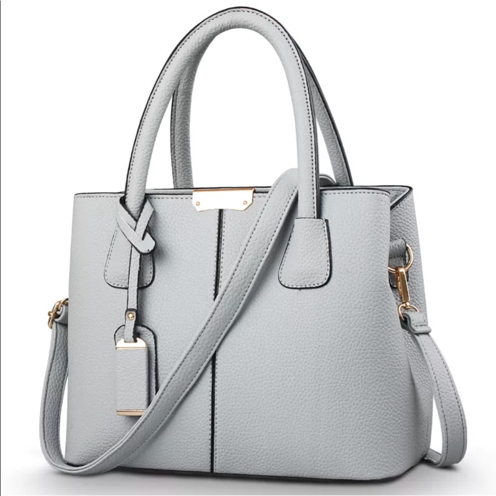 Fashion Shoulder Messenger Bag Light Grey